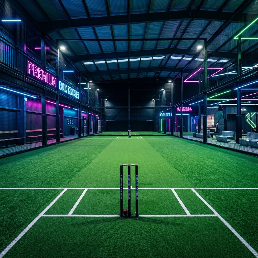 Premium indoor box cricket turf